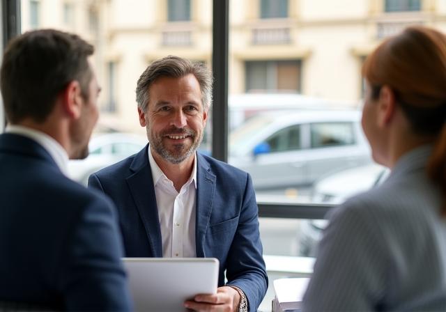 Professionista in ufficio a Roma