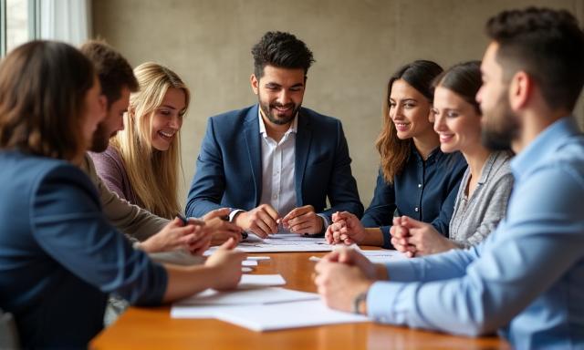 Professionisti che collaborano